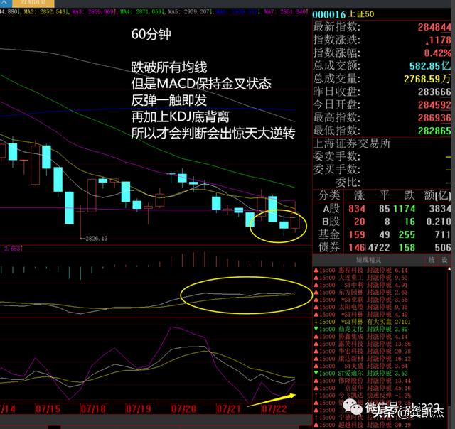 双针探底k线图例子，高位双针探底k线图经典图解