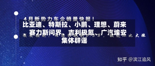 比亚迪、特斯拉、小鹏、理想、蔚来、赛力斯问界、吉利极氪、广汽埃安集体辟谣